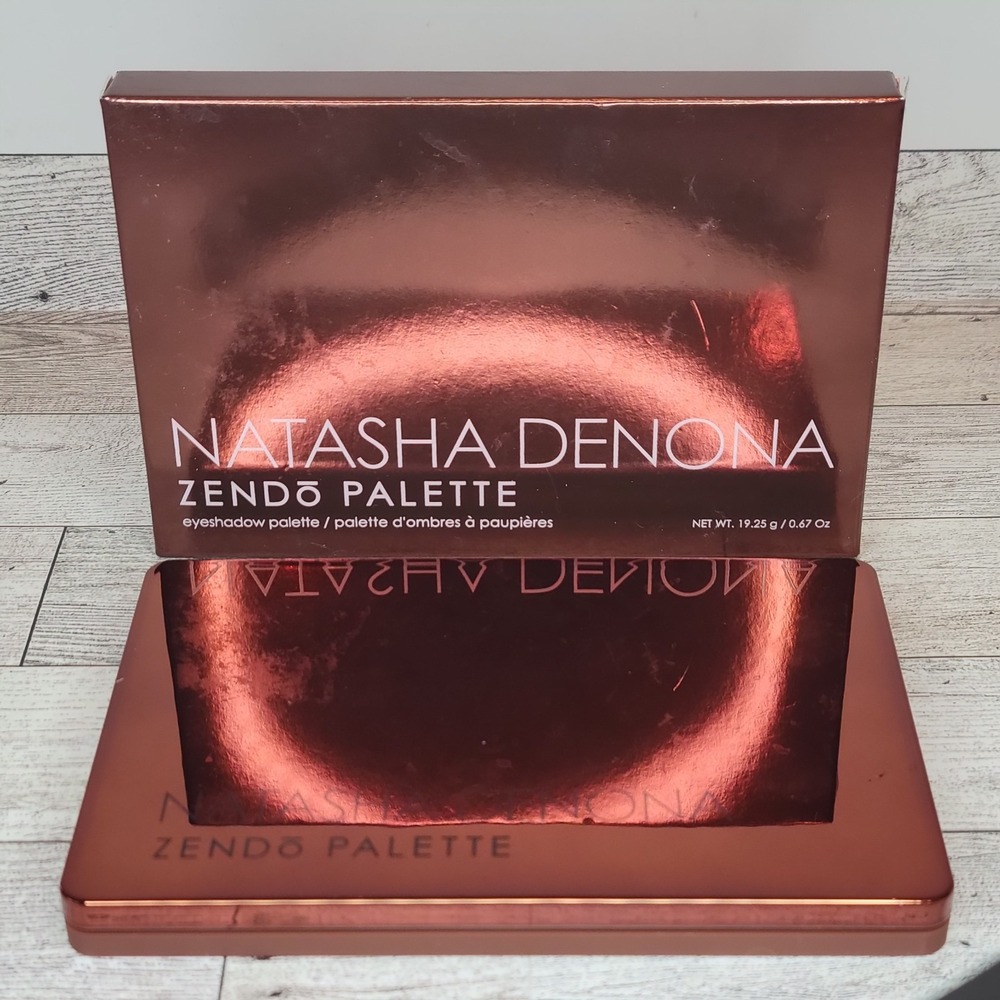 NATASHA DENONA Zendoo Eyeshadow Palette Warm Toned New In Box 15 Shades